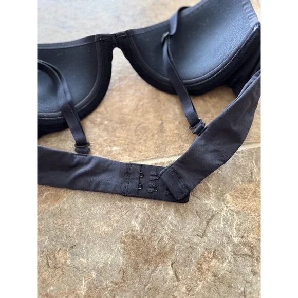 Skims Fits Everybody Scoop Plunge Bra Onyx Size 34A - Picture 6 of 7